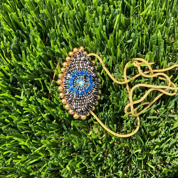 De Petra hand beaded eye necklace - Picture 2 of 5